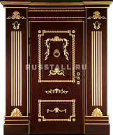 Входная металлическая дверь из массива RS95 - Изображение