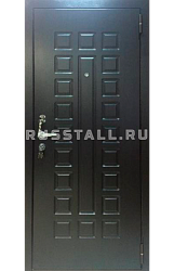 Красивая металлическая дверь на дачу RS62 - Изображение