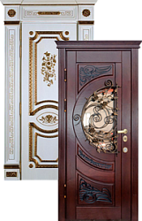 Стальные парадные двери - Изображение